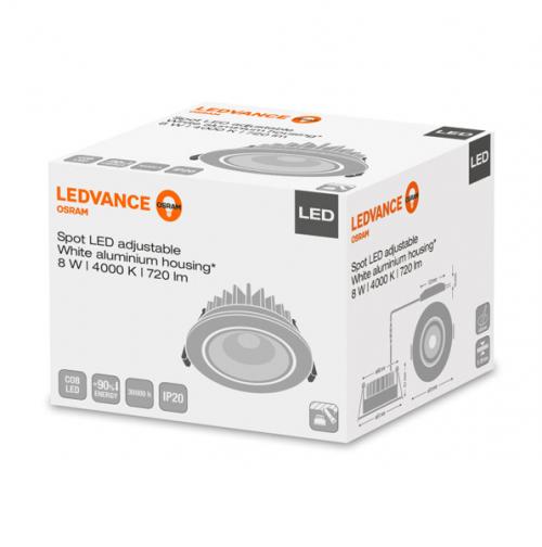 OSRAM - Spot LED adjust 8W/4000K 230V IP20