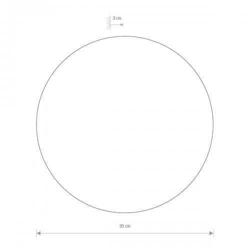 NOWODVORSKI -   RING LED MIRROR L 10278 15W 200Lm 3000K