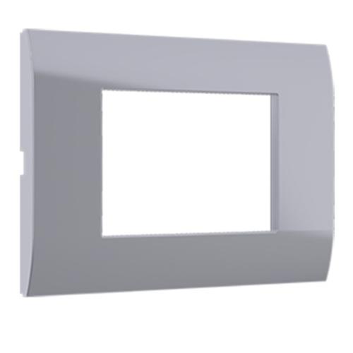 ACA LIGHTING - Рамка 3М италиански стандарт MODYS Сребро 10101433023