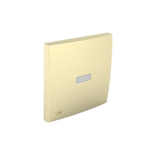 EFAPEL - 90797 TDU Капачка злато за ключ с подсветка и символ за осветление пластмаса LOGUS 90