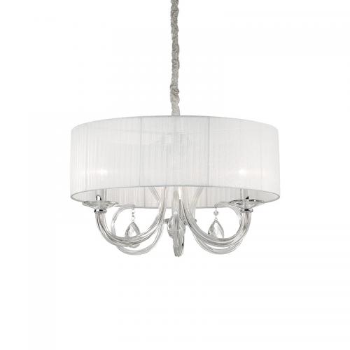 IDEAL LUX - pendnat luminaire SWAN SP3 Argento 208497