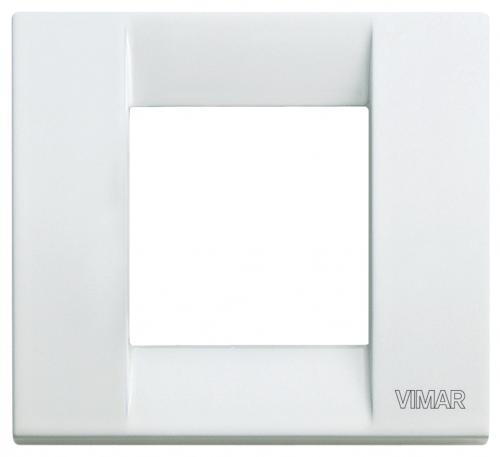 VIMAR - 17092.01 - Classica plate 1-2M metal white 