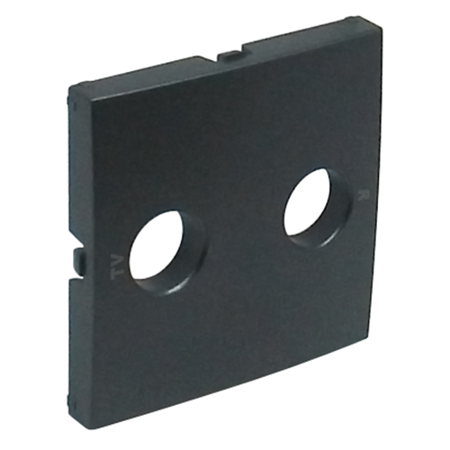EFAPEL - Face plate forR - TV sockets GREY 90776 TIS LOGUS 90