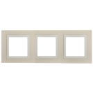 SCHNEIDER ELECTRIC - MGU2.006.559 Unica Basic - cover frame - 3 gang - ivory/ivory