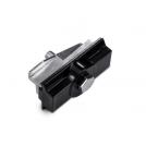 ACA LIGHTING - Mount Adaptor for three phase track black 4WADSB