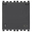 VIMAR - 19208.C - 2P+E 16A German SICURY outlet+cover grey