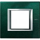 BTICINO - HA4802VS Рамка 2М green Sevres лакирана метална правоъгълна Axolute