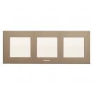PANASONIC - 3gang Frame Aluminum Bronze WKTF08033AR (1)