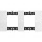 BTICINO - KA4802M2MW 2+2 modules Living Now cover plate - pixel