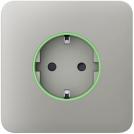 AJAX - Schuko contact faceplate, stand-alone, mica, SoloCover 89062.164.OY