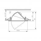 KANLUX - Downlight fitting math white HIMA 22841 LED 23W 4000K (8)