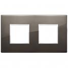 VIMAR - 21643.06 - Plate 4M (2+2) 71mm black sapphire