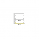 ACA LIGHTING - Алуминиев профил DEP с опалов капак 2м. P124U (2)