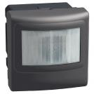 BTICINO - PIR motion sensor, 170°, range 8m @ h=1.2m, LED ≤ 500W, requires neutral 2M color Graphite Light Now YD4430N