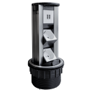 ELMARK - TOWER MULTIPLUGS 6 MODULES INOX - 47004