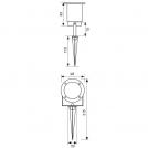 VIVALUX - Waterproof lighting fixture ACER/SP - 230V - GU10 - BK - IP65 VIV004313 (1)