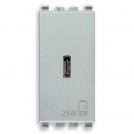 VIMAR - 20292.C.25.N - PD C-USB power unit 25W Next
