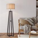 NOVA LUCE - Floor lamp  D:40 H:153cm Cable Length: 180cm    9001082   ARTIS ⚡ LED E27 ⚡ 1x12Watt ⚡ 230V ⚡ IP20 ✴ Grey/Black 