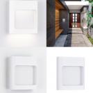 NOVA LUCE - Moisture-proof wall light  L:12.5, W:4, H:13.5 cm.  9030864   TALL ⚡ LED 6W ⚡ 388Lm ⚡ 3000K ⚡ 220-240V ⚡ IP54 ✴ Sandy White