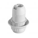 VIVALUX - Termoplastic lamp holder Е14 threaded set with ring T210° white  VIV002707 