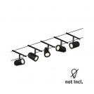 PAULMANN - 94469 CorDuo cable system Cup basic set✴GU5.3 max. 5x10W ~230/12V✴ matt black/chrome (1)