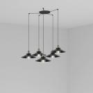 FARO -  pendant lamp MARLIN 64133-5L E27, 5X15W LED