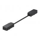 ULTRALUX - Flexible connector SMART LED magnetic system power connector black 48V DC LMST2SK