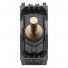 VIMAR - 1P NO 10A push button Vintage satin gold - 22008.88
