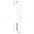 SOLLUX - Пендел зелен KARBON 10W GU10 IP20 SL.1611 (6)