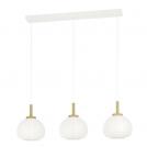 EGLO - Пендел SUMMERHILL E27 3X40W дърво/бяло - 44066