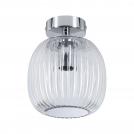 PAULMANN - LED Плафон /Аплик  71141  RUYA⚡IP44⚡E14⚡230V⚡max. 20W dimmable✴Стъкло/Хром