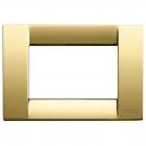 VIMAR - 16733.32 - Classica plate 3M metal polished gold