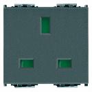 VIMAR - 16260 - 2P+E 13A Английски стандарт сив IDEA