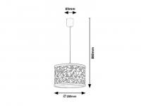 RABALUX - Пендел за детска стая HANKA E27 1X40W 3079 (2)