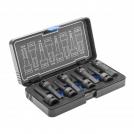 Högert Technik - Spline impact bit sockets kit Hex 8 pcs, 1/2″, CrMo HT6R004