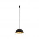 NOWODVORSKI - Пендел 10694 HEMISPHERE SUPER S BLACK-GOLD • 1 х 12 W • Ф33см •  GX53 • IP20