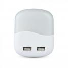 V-TAC - LED Night Light SAMSUNG Chip USB Square 3000K SKU: 507