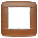 VIMAR - 20672.C35 - Round plate 2M Wood Italian walnut