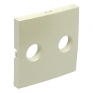 EFAPEL - Face plate for audio sockets PEARL 90713 TPE LOGUS 90