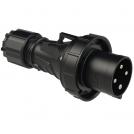 PCE - CEE-plug 63A 4p 6h IP67 POWER TWIST black  034-6xs