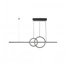 V-TAC - 17W LED Designer Hanging Light 3 in 1 Black 1500 lm SKU: 6935 
