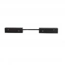 NOVA LUCE - Конектор за магнитна шина  Д:10, Ш:1.75, В:1.1 см.   9560012  Ultra Slim Magnetic-Connector ✴ Черен