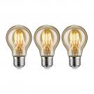 PAULMANN - 5079    Vintage Edition Standard 230V LED bulb ⚡ E27 ⚡ 3x500lm ⚡ 3x4.7W ⚡ 2500K ✴ Gold