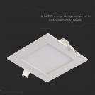 V-TAC - 3W LED Premium Panel Downlight Square 3000K SKU: 216295 (4)