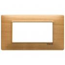 VIMAR - 14654.63 - Plate 4M wood cherry
