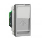 SCHNEIDER ELECTRIC - NU341430 Cat. 6 UTP socket aluminium 1 module