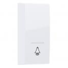 ACA LIGHTING - MODYS BUTTON WITH INDICATOR & BELL SYMBOL 1M. WHITE 10101332807