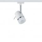 PAULMANN - Спот за шина 95363  URail rail spot Pipe single spot ⏺GU10 max. 10W dimmable ~230V ⏺Бял /хром