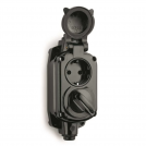 THPG - Garage outlet surface-mounted socket/switch Bakelite  16A IP20 250V 100295