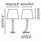 FARO - REM Matt nickel structure table lamp 29684-04 (5)